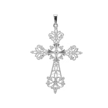 Load image into Gallery viewer, Lace Cross Pendant
