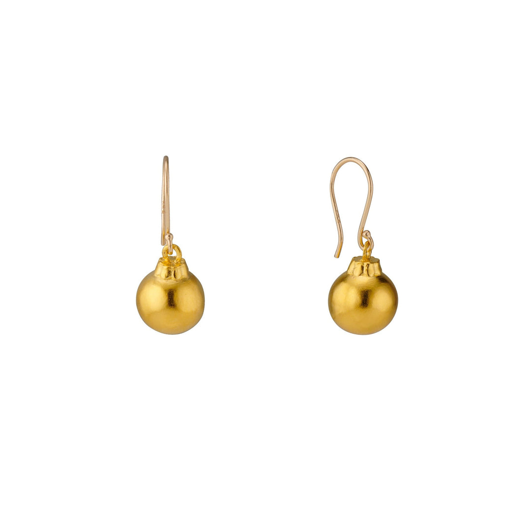 Christmas Ball Drop Earrings