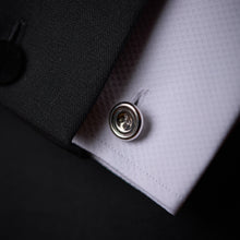 Load image into Gallery viewer, Huntsman Bevelled Button Cufflinks
