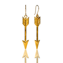Load image into Gallery viewer, Cupid Arrow Drop Earrings

