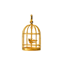 Load image into Gallery viewer, Dove in Cage Pendant
