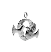 Load image into Gallery viewer, Double Dove Pendant

