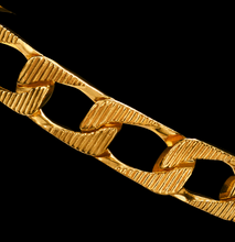 Load image into Gallery viewer, Nick Foulkes Striped Flat Chain Bracelet
