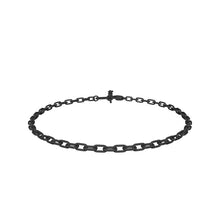 Load 3D model into Gallery viewer, Fine Linear Link Chain Bracelet
