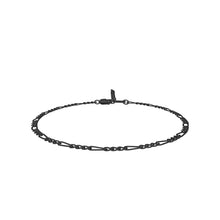 Load 3D model into Gallery viewer, Narrow Figaro Chain Bracelet
