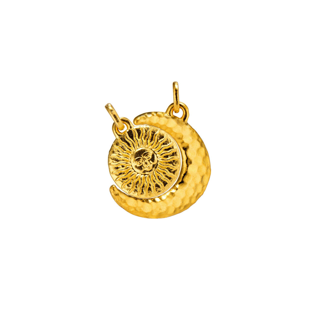 Sun + Moon Pendant Set