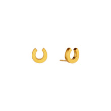 Load image into Gallery viewer, Horseshoe Stud Earrings

