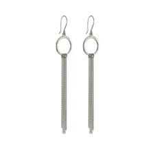 Load image into Gallery viewer, Loop and Chain Earrings
