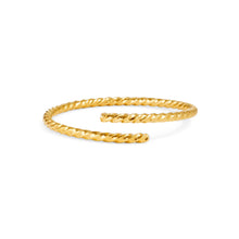 Load image into Gallery viewer, 24 karat gold Torc - front angle
